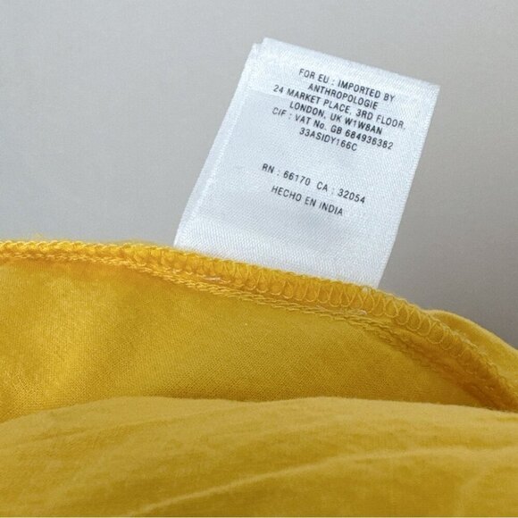 Anthropologie By Moulinette Soeurs Womens 4 Forget-me-not Cold Shoulder Dress - Picture 10 of 13